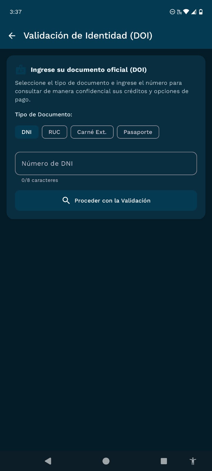 Original: Validar identidad